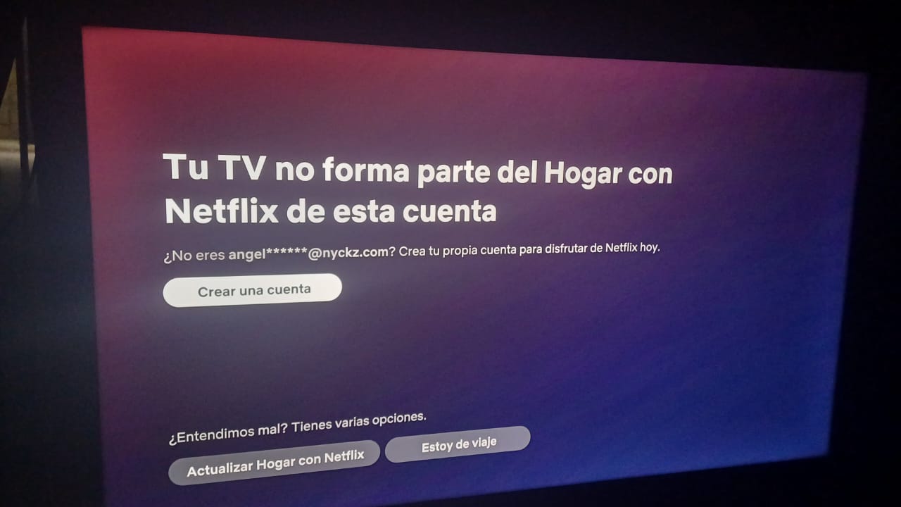Tu TV no forma parte del Hogar #1